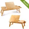 23.6in Bamboo Laptop Desk and 27.95in Laptop Desk Left-Right Handed Foldable Adjustable view 1