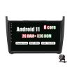 Double Din Car Stereo with 9 inch GPS Navigation for VW Polo Golf Passat Bluetooth WiFi Car Sat Nav Supports Steering Wheel Control Rear View Camera DAB+ OBD2 CarPlay view 1