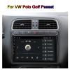 Double Din Car Stereo with 9 inch GPS Navigation for VW Polo Golf Passat Bluetooth WiFi Car Sat Nav Supports Steering Wheel Control Rear View Camera DAB+ OBD2 CarPlay view 2