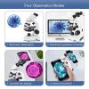 30000x/50000x/70000x Microscopes, Compound Binocular Microscopes + Luxury Handbag + Phone Holder, with Mechanical Platform Slides Set, for Lab School,50000X view 4