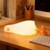 Luditek Laying Flat Duck Night Light, 3 Level Touch Dimmable Rechargeable Beside Nursery Lamp, Squishy Kawaii Stuff Desk Dorm Room Decor, Nightlight for Breastfeeding Baby Kids Girls Gifts view 1