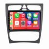 6+128GB 8Core Radio Stereo for Mercedes Benz C Class W203 C200 C320 C350 CLK W209 2002-2005 Dash Kit GPS Navigation,9" IPS Touch Screen Head Unit with Car-Play & Android Auto(Black) view 1