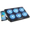 AIMIUZI Laptop Cooling Pad, Gaming Laptop Cooler with 6 Quiet Fans, Laptop Fan Cooling Pad Fits 12-17 Inch Laptop, USB Port Powered, 7 Adjustable Height view 1