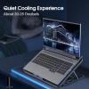 AIMIUZI Laptop Cooling Pad, Gaming Laptop Cooler with 6 Quiet Fans, Laptop Fan Cooling Pad Fits 12-17 Inch Laptop, USB Port Powered, 7 Adjustable Height view 3