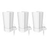 Bangcheer-Wall Mount for TP-Link, Deco X90/X95/XE200 WiFi 6 Wall Mount Bracket with Cable Organizer Home Mesh WiFi System, Sturdy Bracket Holder Space Saving TP-Link Router Wall Holder,White,of 3Pack view 1