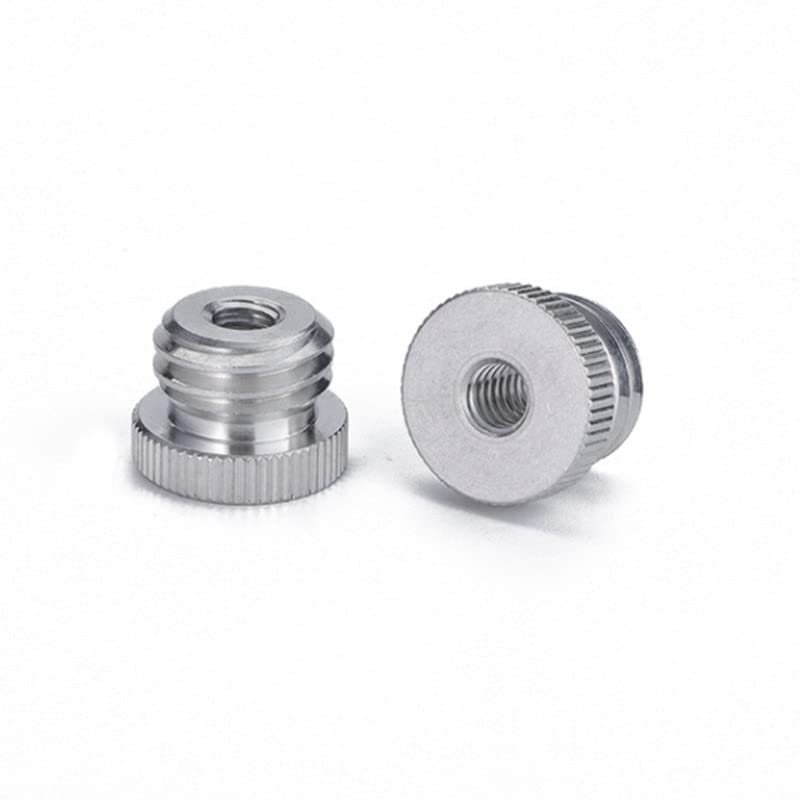 1pc Aluminum Alloy 5/8" Male to 1/4" Female Conversion Adapter For Microphone Camera Monitor Tripod Stand Mount Accessories