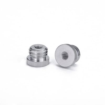 1/2pcs Aluminum Alloy 5/8" Male to 1/4" Female Conversion Adapter For Microphone Camera Laser Level Tripod Screw Accessories - (Color: 2pcs)