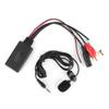 Car Radio Adapter Module,Bluetooth AUX Module 2 Cable Adapter with Easy Microphone for for for view 3
