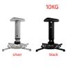 DYPASA Projector Mount Universal Full Motion Tilt Swivel Projector Ceiling Mount Bracket Rack Projector Brackets Ceiling Mount with Tray (Color : Black) view 2
