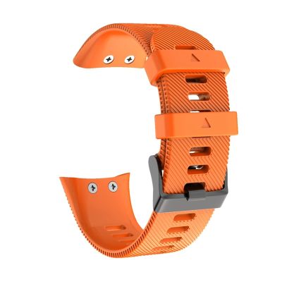 MURVE 18mm 20mm Soft Silicone Smart Watch Band For Garmin Forerunner 45 Watch Sport Wrist Strap For Garmin Forerunner 45S Smart Watch (Color : Orange, Size : 20mm Forerunner 45)