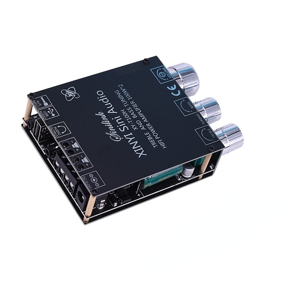XY-T100H 5.0 with front high bass adjustment stereo digital power amplifier module 100W