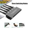 8K HDMI 2.1 Switcher Box, 4 in 1 Out HDMI Switch 4x1 8K@60Hz 4K@120Hz, HDCP2.3 Auto Switch with IR Control Support 48Gbps, HDR10+, VRR HLG HDR All D-o-l-b-y Vision A-t-mos AC3 (Black) view 2