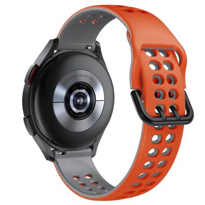 CYSUE Smart Watch Band For Garmin Forerunner 245 Silicone Bracelet Strap For Garmin Vivoactive 3 /Forerunner 245M 645 Wristband (Color : Orange Gray, Size : For Garmin Venu)