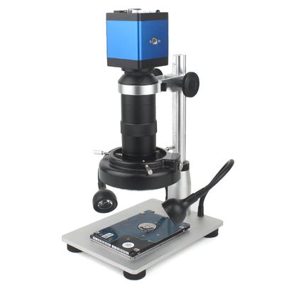 38MP 2K HDMI USB Digital Video Microscope Monocular Camera Continuous Zoom 300X Mount C Professional Solder Phone Repair Tools (Color : D HDMI USB Camera)