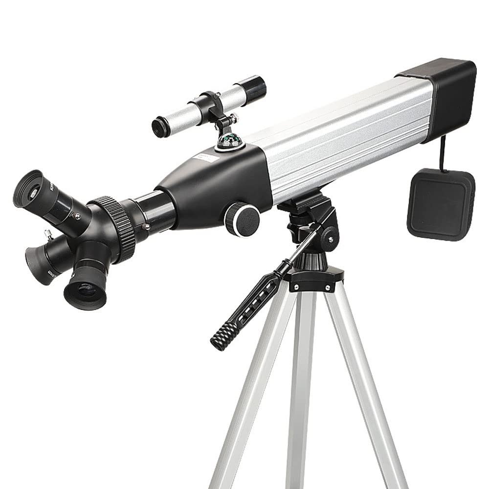 XARONF Telescope 60mm Aperture 500mm for Beginners & Adults Astronomical Refracting Telescopes with Aluminium Alloy Tripod, Fully Multi-Coated Optics with Carrying Bag