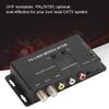 RF Modulator Coaxial Adapter, 50Hz UHF Modulator, AV to RF Converter, for HD Digital AV Composite Video to Analog NTSC Coax TV view 2