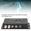 RF Modulator Coaxial Adapter, 50Hz UHF Modulator, AV to RF Converter, for HD Digital AV Composite Video to Analog NTSC Coax TV view 3