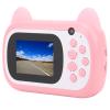 Mini Cute Digital Camera, 2.4 Inch 24MP Dual Cameras Toys 1080P Children Toy Camera with 9 Kinds of Stickers, for Girls Boys Gifts view 1
