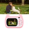Mini Cute Digital Camera, 2.4 Inch 24MP Dual Cameras Toys 1080P Children Toy Camera with 9 Kinds of Stickers, for Girls Boys Gifts view 2