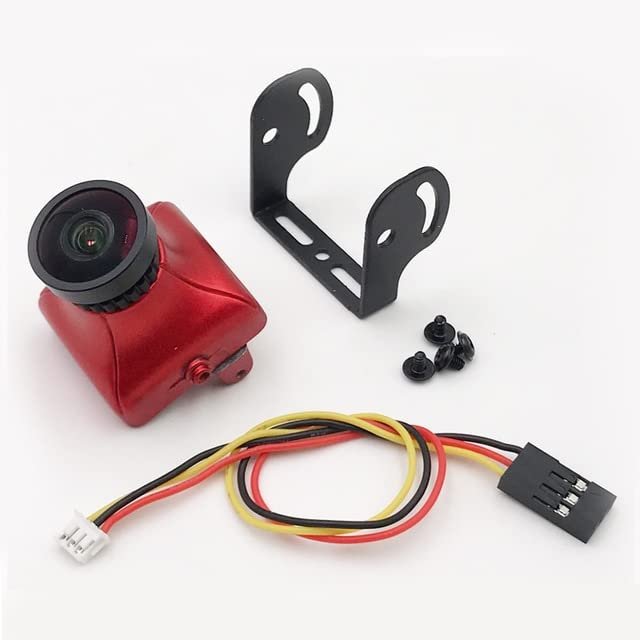 CCD 800TVL 2.1mm 2.5mm Wide Angle HD 1080P 16:9 OSD FPV Camera PAL/NTSC Switchable for RC Quadcopter Model 5.8G FPV Racing Drone - (Color: 2.1mm Lens)