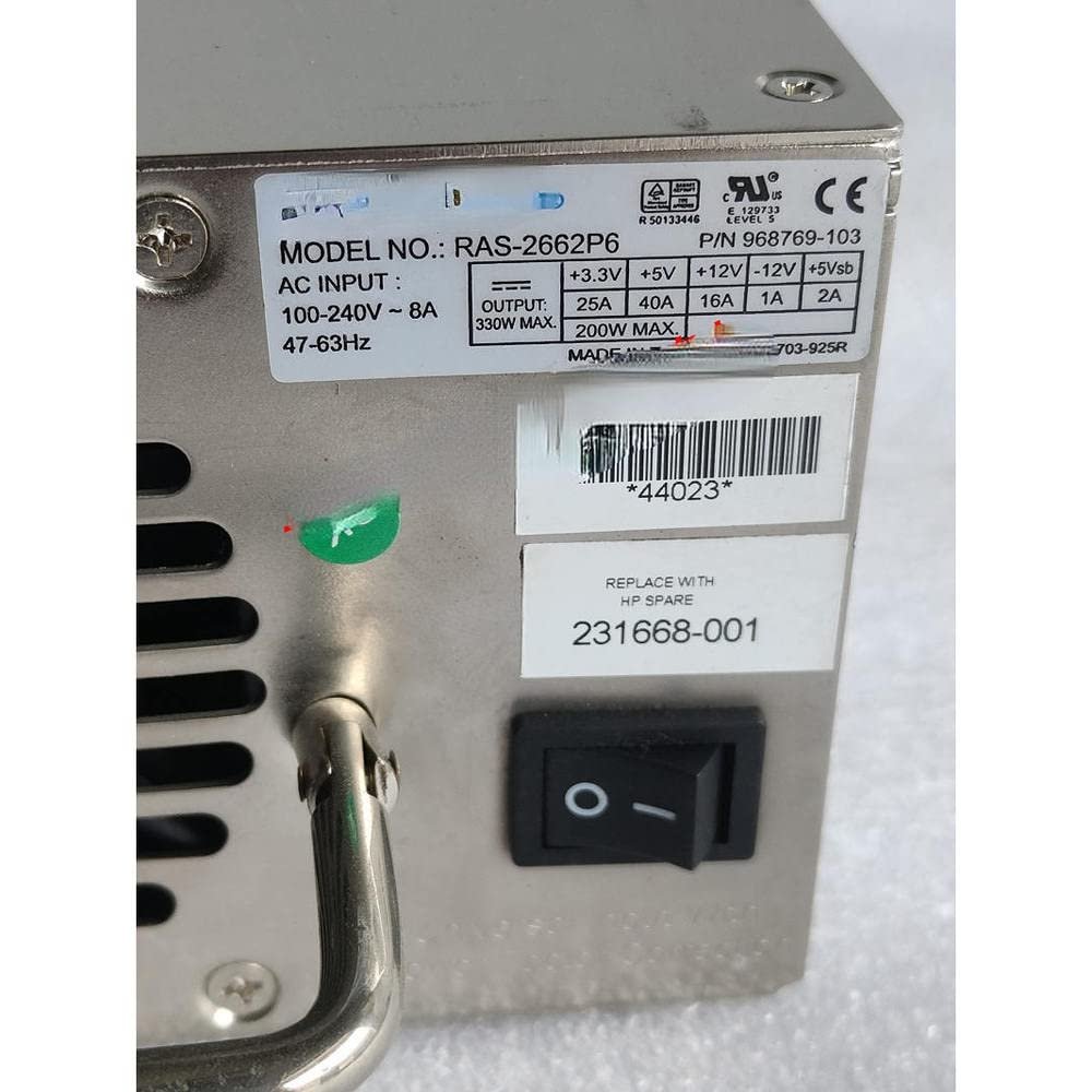 for 231668-001 MSL 5030 6030 5026 6026 Tape Library Power RAS-2662P