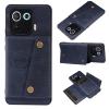 Elubugod Case for Xiaomi Mi 11 Pro Case Cover,with Card Slot Case for Xiaomi Mi 11 Pro M2102K1AC Case Cover Blue view 1