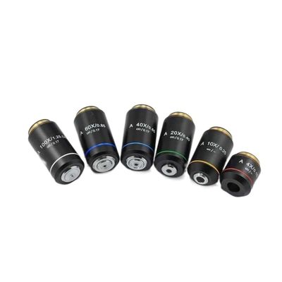 4X 10X 20X 40X 60X 100X Infinity Achromatic Objectives for Biomicroscopes are Spring-Loaded to Protect Slides Objective (Color : 60X)