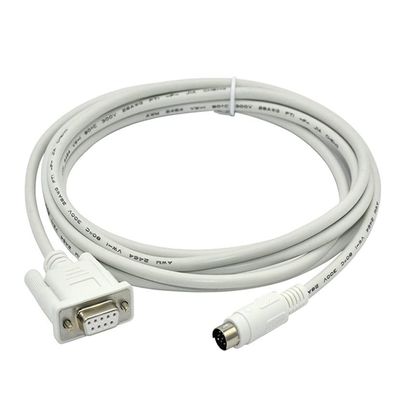TPC-DVP for DVP Series Connection TPC7062TD 7062KD 7062KX and Other Touch Screen TPC Series PLC Communication Cable (White 5m)