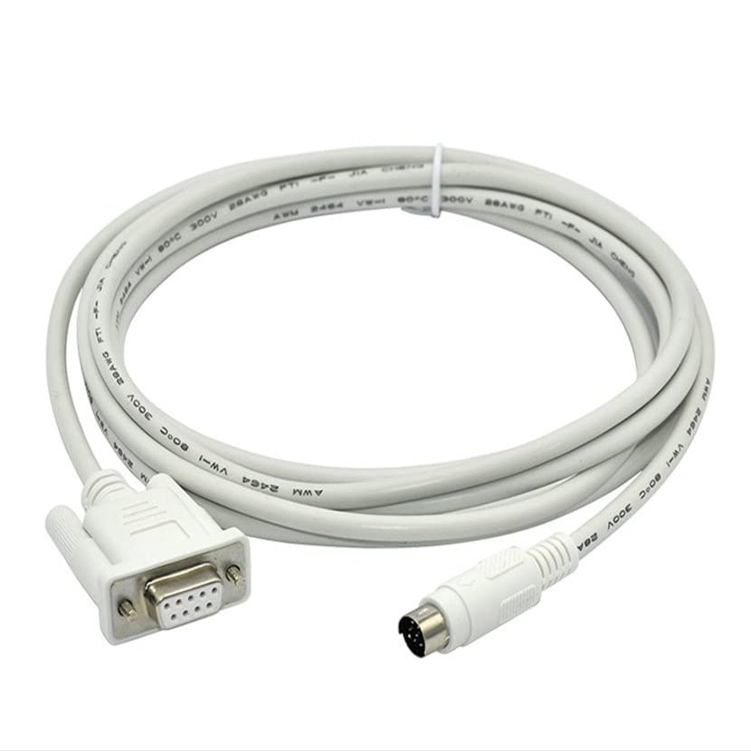 TPC-DVP for DVP Series Connection TPC7062TD 7062KD 7062KX and Other Touch Screen TPC Series PLC Communication Cable (White 2m)