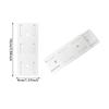 12 PCS Adhesive Punch Free Socket Holder, Self-Adhesive Desktop Socket Fixer, Power Strip Holder Fixator, Wall Mount Cable Management view 2