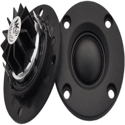 DEPILA car Element Tweeter Tweeter Speaker 6 Ohm 30W HiFi Soft Dome Silk Film Treble Loudspeaker Neodymium Toothed Heat Sink 2Pcs Speakers