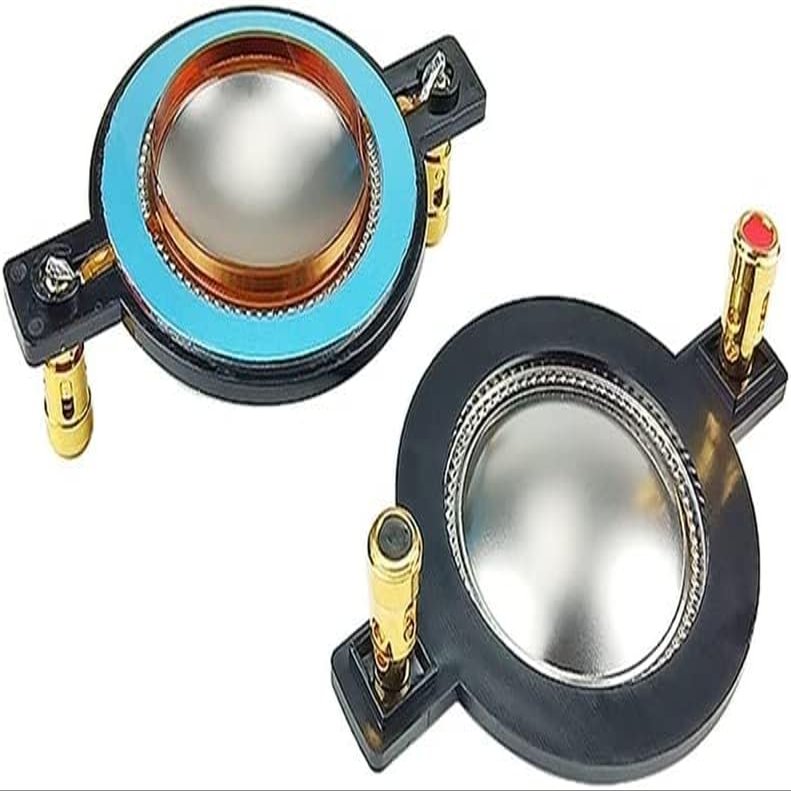 DEPILA car Element Tweeter Audio Amplifier Accessories 34.4mm Speaker Tweeter Voice Coil Silk Membrane Tweeter Ring Sound Membrane Speaker Accessories DIY 8OHM 2PCS Speakers