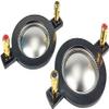 DEPILA car Element Tweeter Audio Amplifier Accessories 34.4mm Speaker Tweeter Voice Coil Silk Membrane Tweeter Ring Sound Membrane Speaker Accessories DIY 8OHM 2PCS Speakers view 2