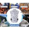 Cool Vest Cooling Fan Jacket Air Conditioned Clothes Men Women Cooling Vest for Working Outdoor Fishing,Blue,L view 4