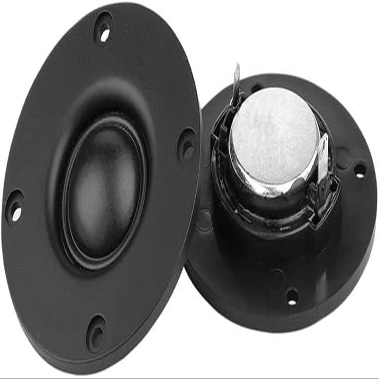 DEPILA car Element Tweeter Buzzer Tweeter 3 Inch 72mm 8 Ohm 30W Dome Silk Dome Tweeter Unit Small Neodymium Tweeter Tweeter Core 2 Pieces Speakers