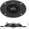 DEPILA car Element Tweeter Buzzer Tweeter 3 Inch 72mm 8 Ohm 30W Dome Silk Dome Tweeter Unit Small Neodymium Tweeter Tweeter Core 2 Pieces Speakers view 2
