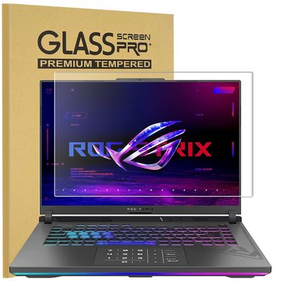 KEANBOLL Tempered Glass Screen Protector Compatible with ASUS ROG Strix G16 & ASUS ROG Strix SCAR 16-Inch Gaming Laptop (2023-2025 Models), 9H Hardness Anti-Scratch, HD Clarity