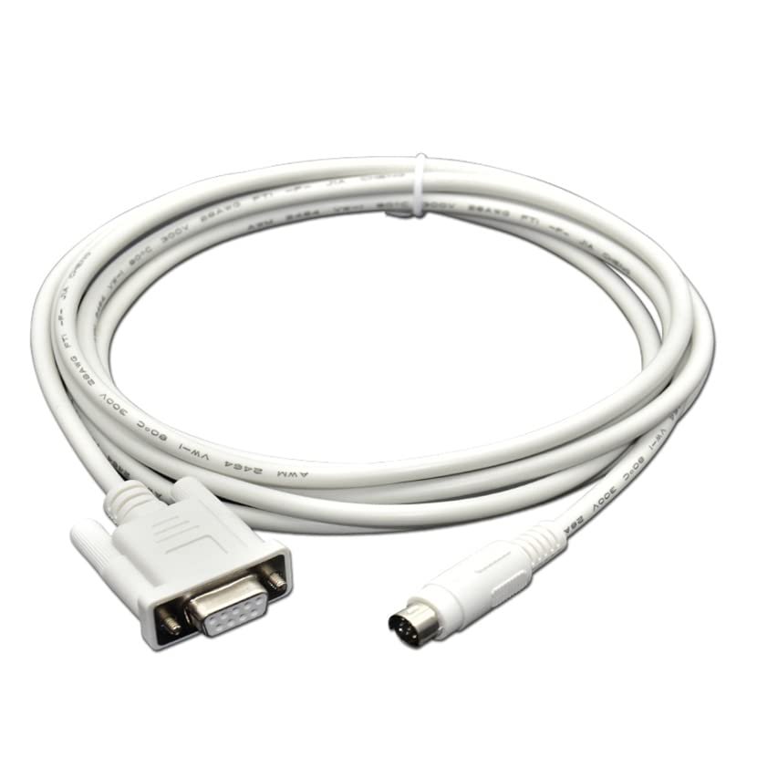 TK6070-FP0 for Touch Screen TK6070iH TK6070IK TK6070IP and FP0 Series PLC Cable Communication Cable (White 2m)
