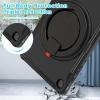 AdirMi Case for Samsung Galaxy Tab S6 Lite 10.4 Inch 2022/2020 (SM-P613/P619/P610/P615), Military Grade Rugged Shockproof Case with [360Rotating Multi Functional Handle Ring] view 3