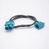 keisnoaja Fakra 2-Male to Female RG174 Antenna Adapter GPS Navigation Extension Cable 30CM view 4
