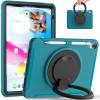 AdirMi Case for iPad 10th Generation 10.9 Inch 2022, Military Grade Rugged Shockproof Case with [360Rotating Multi Functional Handle Ring],Blue view 1