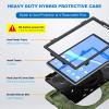 AdirMi Case for Lenovo Tab M10 HD (2nd Gen) 10.1 Inch TB-X306F/TB-X306X, Military Grade Rugged Shockproof Case with [360 Rotating Stand/Hand Strap] [Shoulder Strap],Camouflage view 3