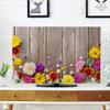 AMAPARK TV Dust Cover, Cover 65 Inch Wooden Texture Suitable for Sets of Most Models TV Style-1812 view 1