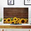 AMAPARK TV Dust Cover, Sunflowers Polyester Microfiber Cloth Easy to Cover Your 55 Inch TV - Style-1657 view 1