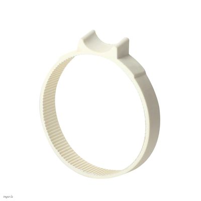 eTone Rubber Lens Tab Seamless Focus Ring Manual Lens Gadget Lens Suitable for The Lens Diameter from 50mm to 64mm (Medium-White)