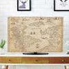 AMAPARK Indoor TV Dust Cover, Cover 50/52 Inch Old World Map Quality Waterproof Polyester Protect Your TV Style-1479 view 1