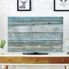AMAPARK TV Dust Cover,Cover Type 47 Inch Wooden Texture Polyester Microfiber Cloth Easy to Cover Your TV Style-2033 view 1