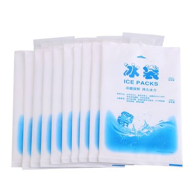 10pcs Reusable Ice Packs Gel Cooling Bags for Food, Medical and Industrial Use Long Lasting Ice Packs for Shipping, Travel and More, includes Dry Ice Packs and Gel Packs for Maximu
