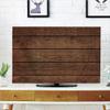AMAPARK Indoor TV Dust Cover, Cover 55 Inch Wooden Texture Quality Waterproof Polyester Protect Your TV Style-1995 view 1