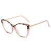 bullabulling Stylish Floral Cat Eye Reading Glasses For Women Oversized Frame Blue Light Blocking (pink, 3, multiplier_x) view 1